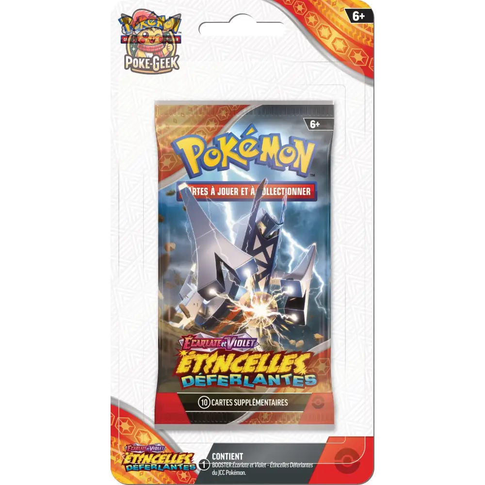 Booster blister Pokémon Étincelles Déferlantes EV 8 (Modèle aléatoire) FR