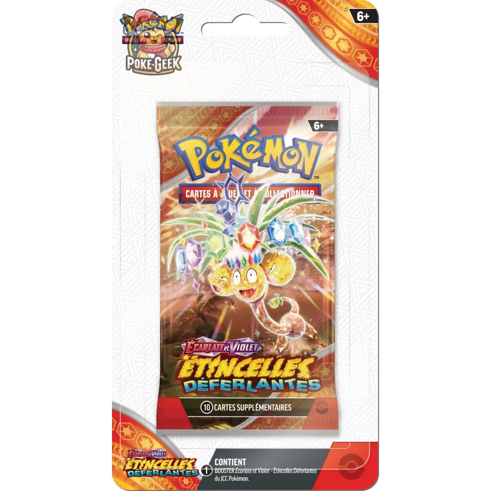 Booster blister Pokémon Étincelles Déferlantes EV 8 (Modèle aléatoire) FR