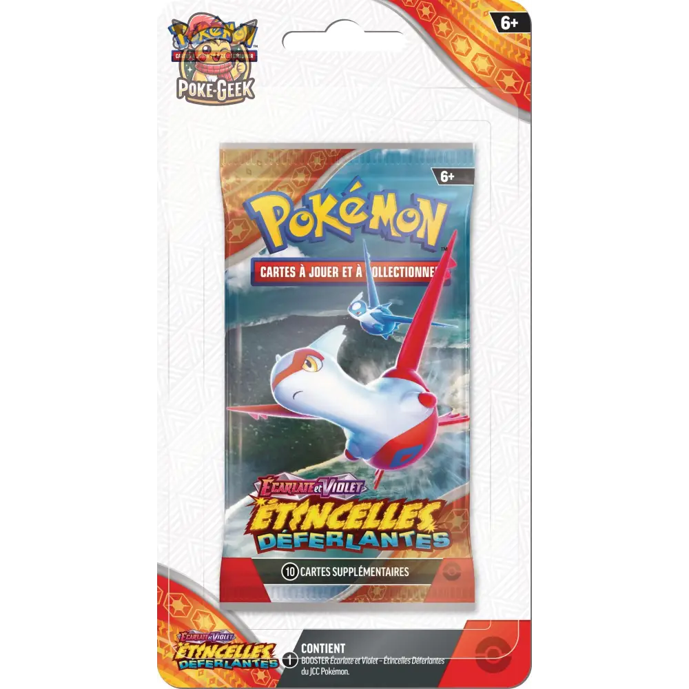 Booster blister Pokémon Étincelles Déferlantes EV 8 (Modèle aléatoire) FR