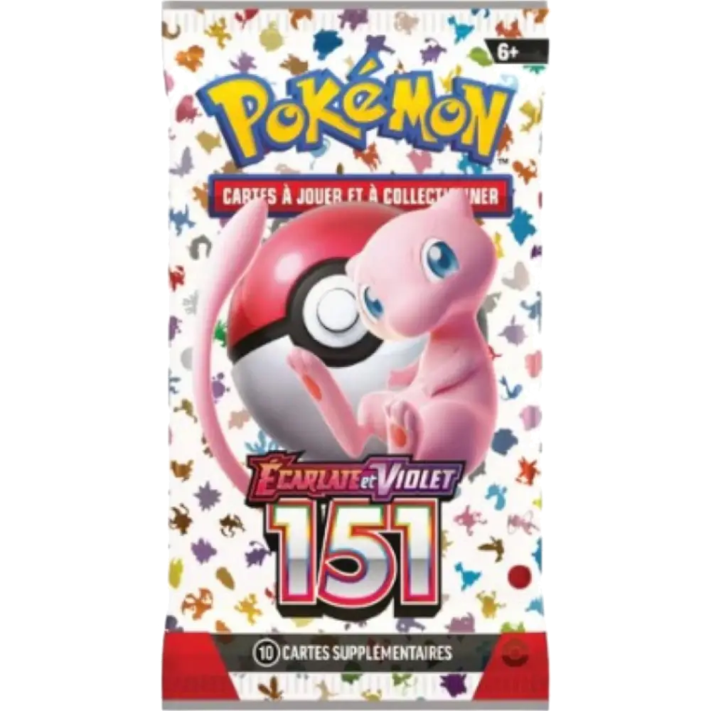 Booster Pokémon 151 EV3.5 – Illustration aléatoire (Édition Limitée) FR