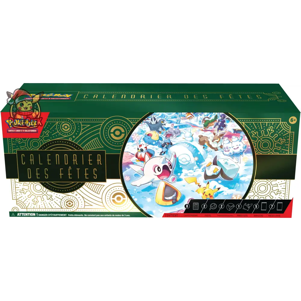 Calendrier de l’Avent Pokémon 2024 - FR
