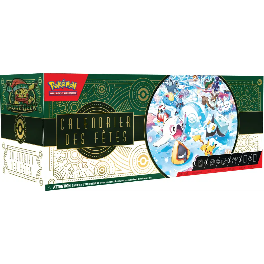 Calendrier de l’Avent Pokémon 2024 - FR