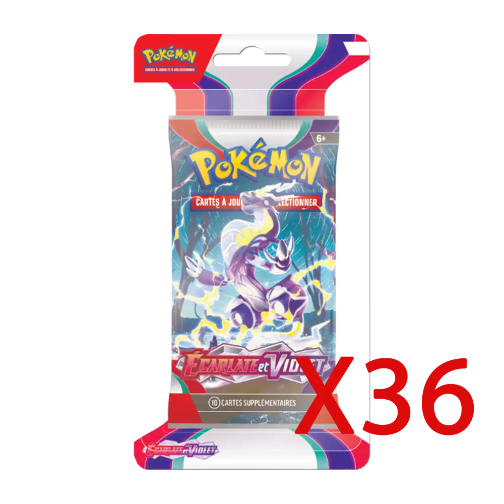 Carton Boosters sous blister Pokémon Écarlate Violet – EV1 - FR