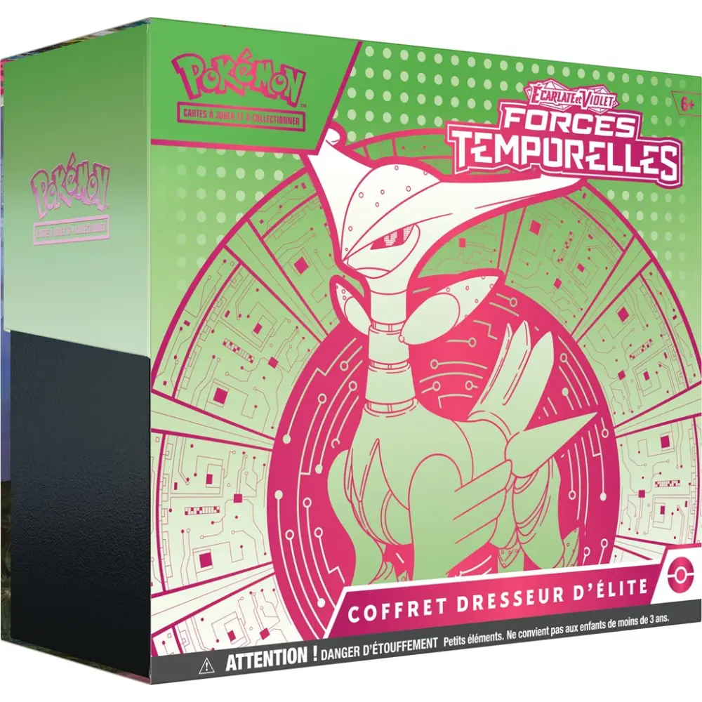 Coffret Dresseur d'élite Écarlate et Violet - Forces Temporelles Vert-de-Fer - FR