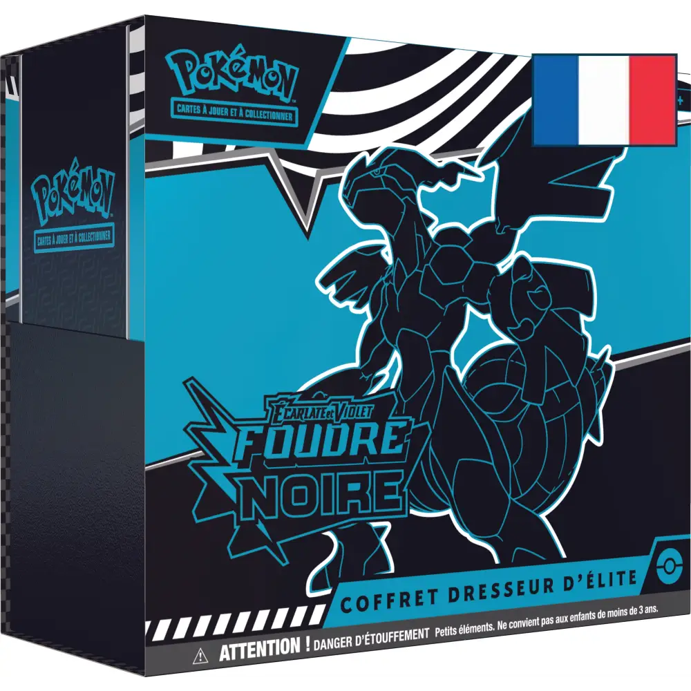 Coffret Dresseur d'Élite Écarlate & Violet : Foudre Noire / Flamme Blanche – FR