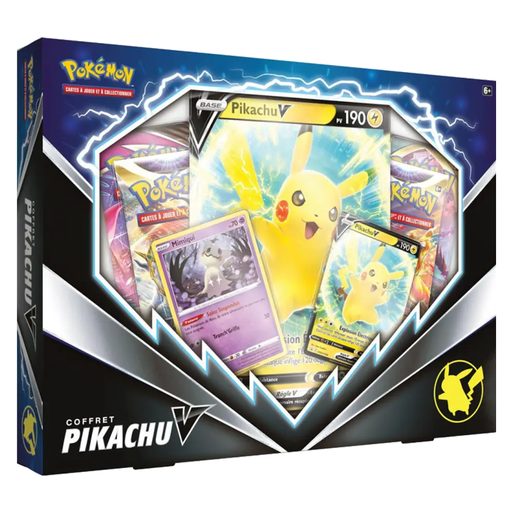 Coffret Pikachu V - 4 boosters - FR