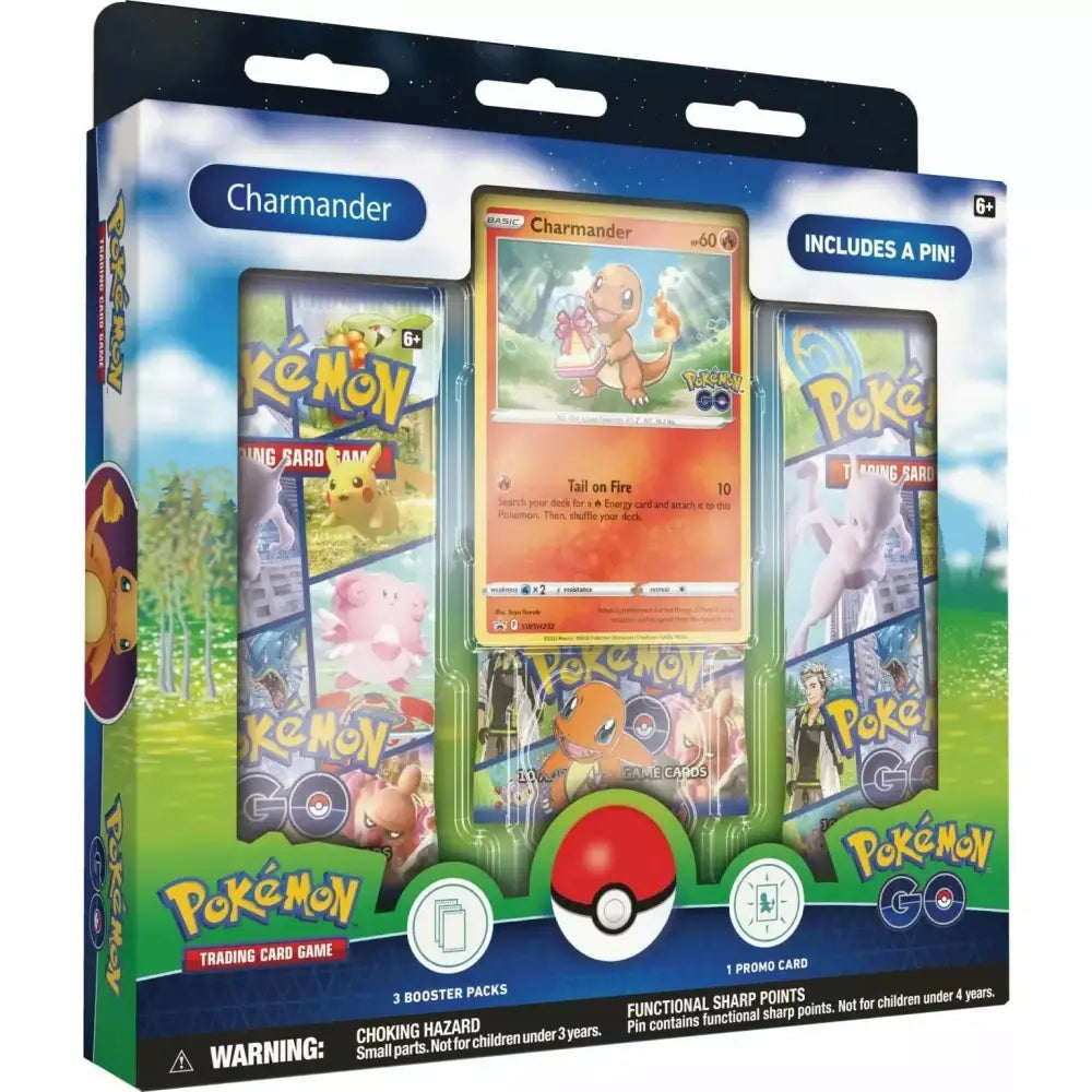 Coffret Pin's Pokémon GO - Salamèche - FR
