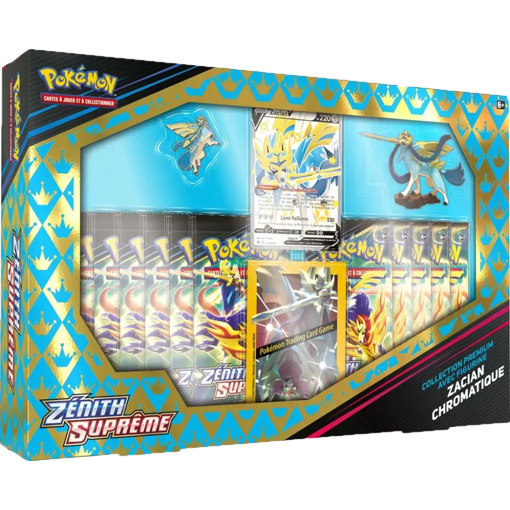 Coffret Zacian Chromatique Zénith Suprême Pokémon FR