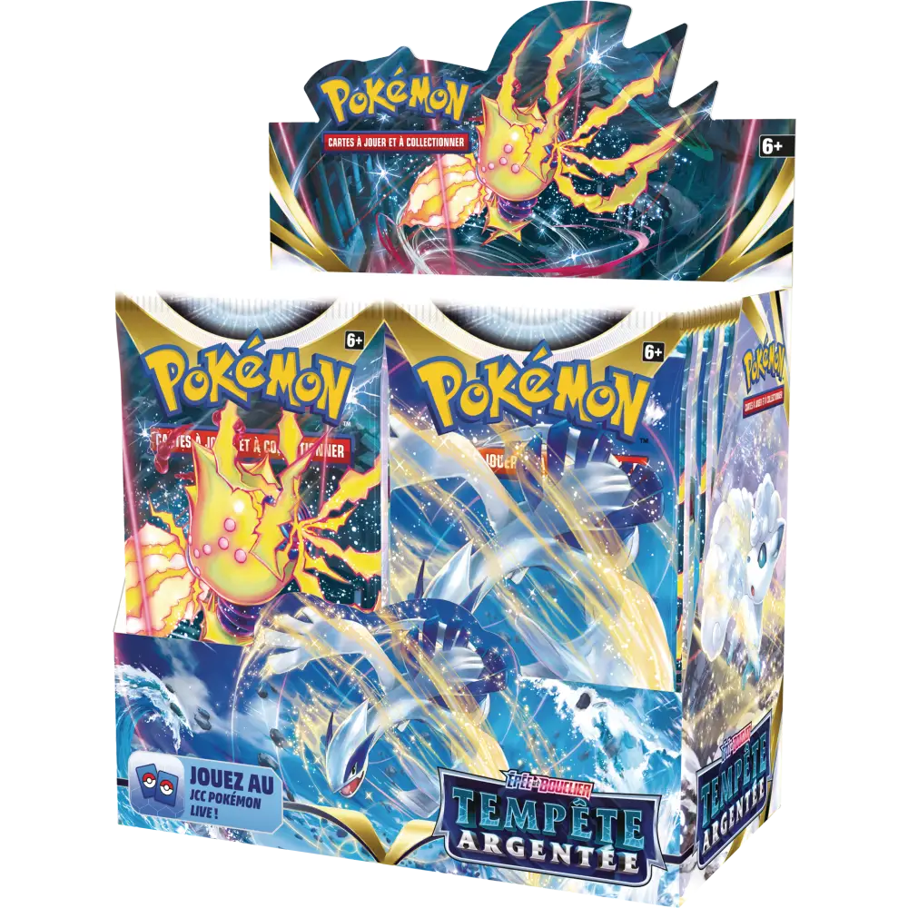 Display de 36 Boosters Pokémon Tempête Argentée - EB 12 - FR