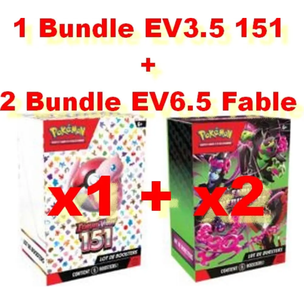 Pack 1 Bundle 151 + 2 Bundles Fable Nébuleuse - FR