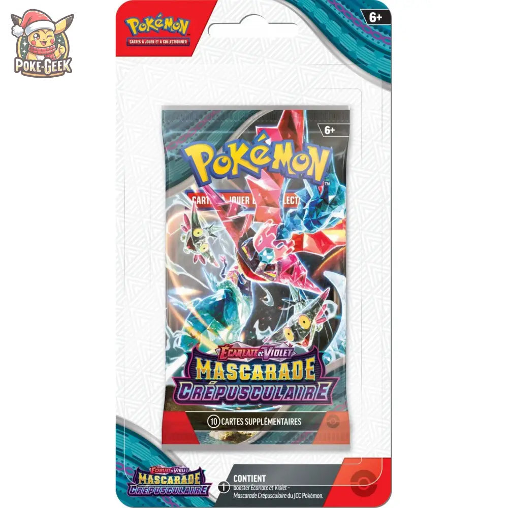Pokémon - Booster Écarlate et Violet 06 : Mascarade Crépusculaire (Sous Blister) FR