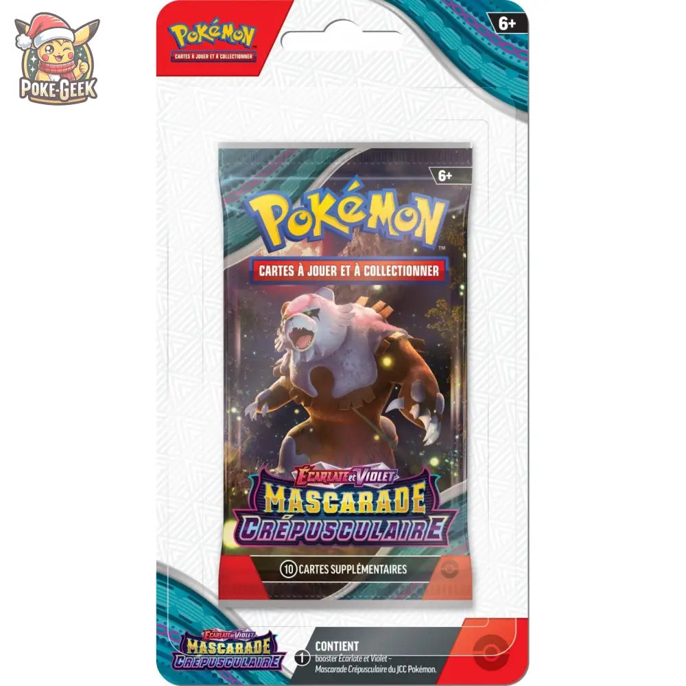 Pokémon - Booster Écarlate et Violet 06 : Mascarade Crépusculaire (Sous Blister) FR