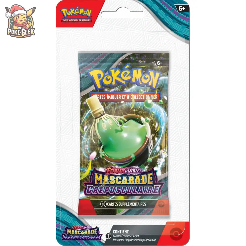 Pokémon - Booster Écarlate et Violet 06 : Mascarade Crépusculaire (Sous Blister) FR