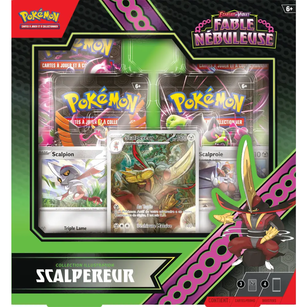 Pokémon - Écarlate et Violet - Coffret IR (4 Boosters) EV6.5 - FR