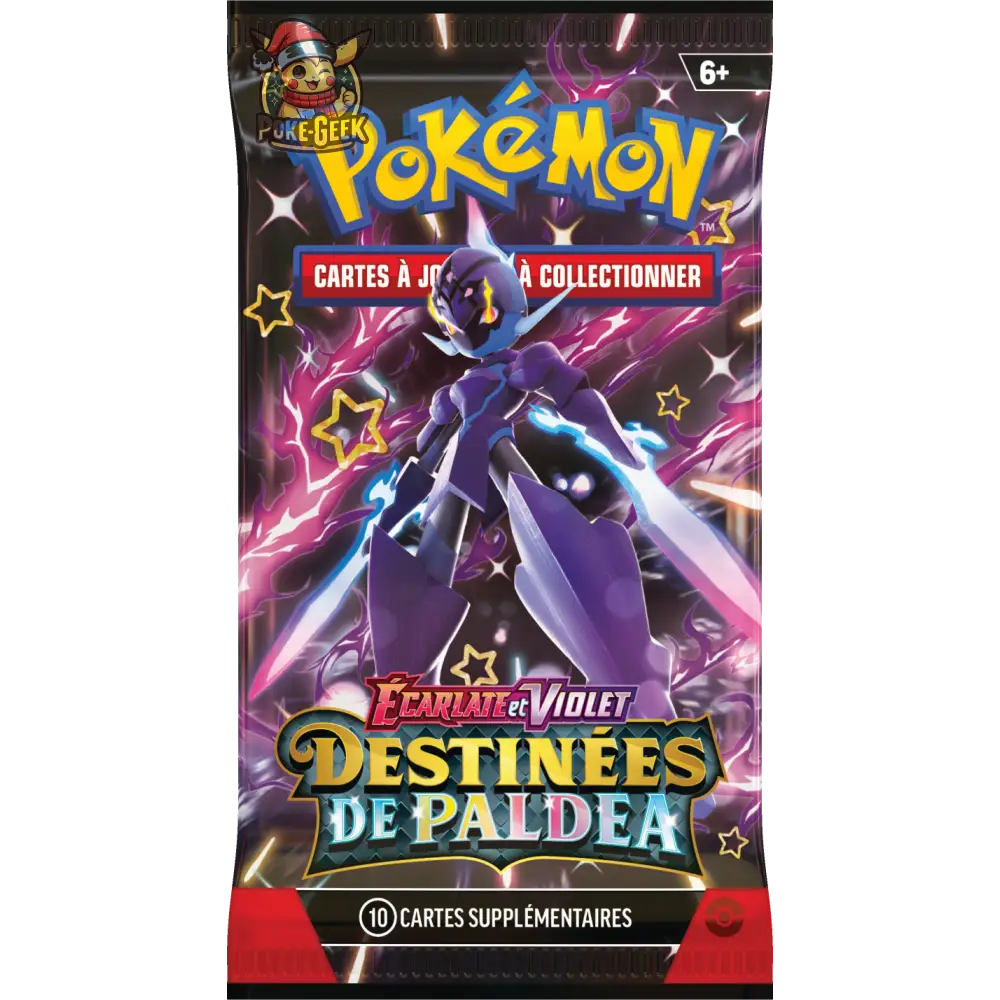 POKÉMON - ÉCARLATE ET VIOLET - DESTINÉES DE PALDEA - Bundle 6 Boosters
