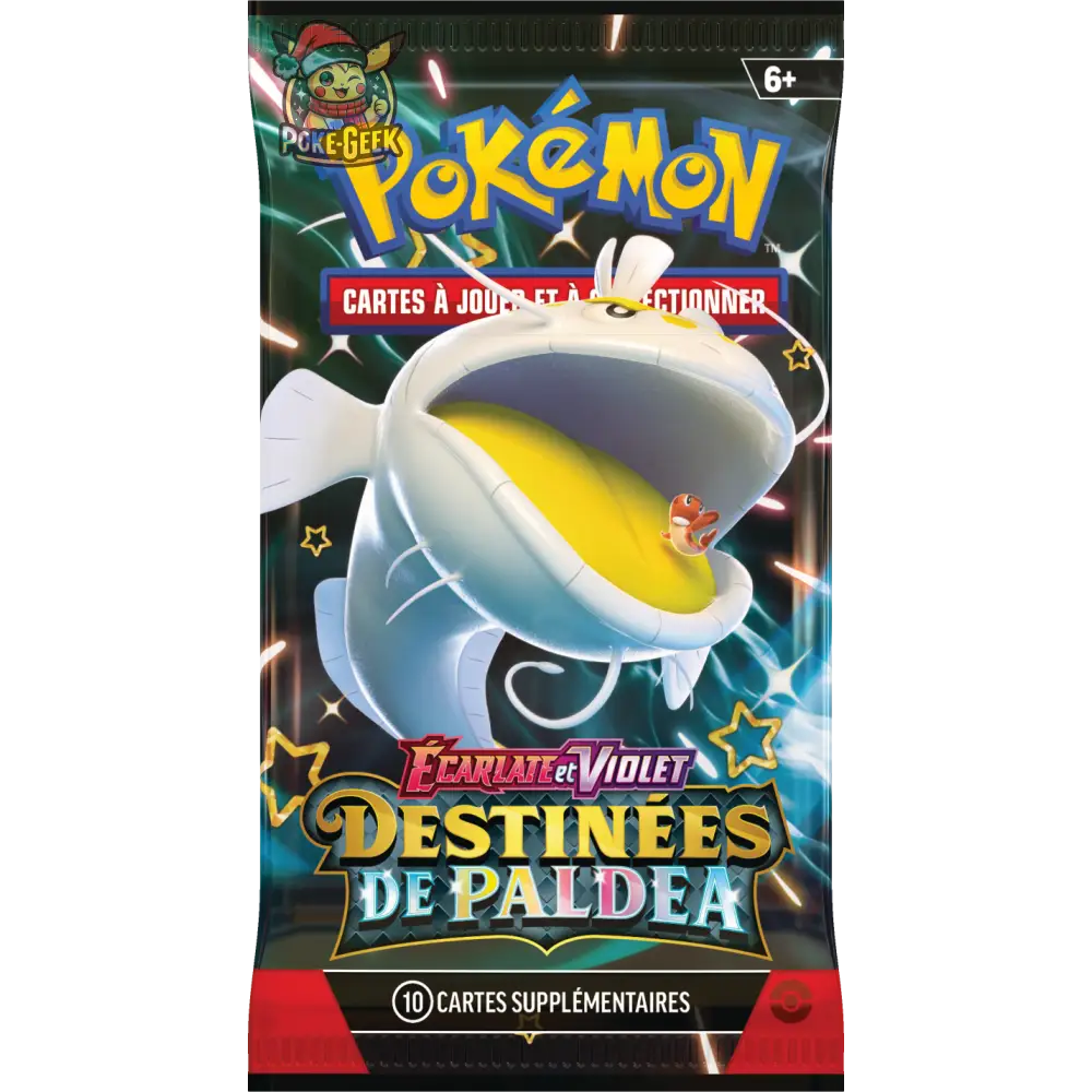 POKÉMON - ÉCARLATE ET VIOLET - DESTINÉES DE PALDEA - Bundle 6 Boosters