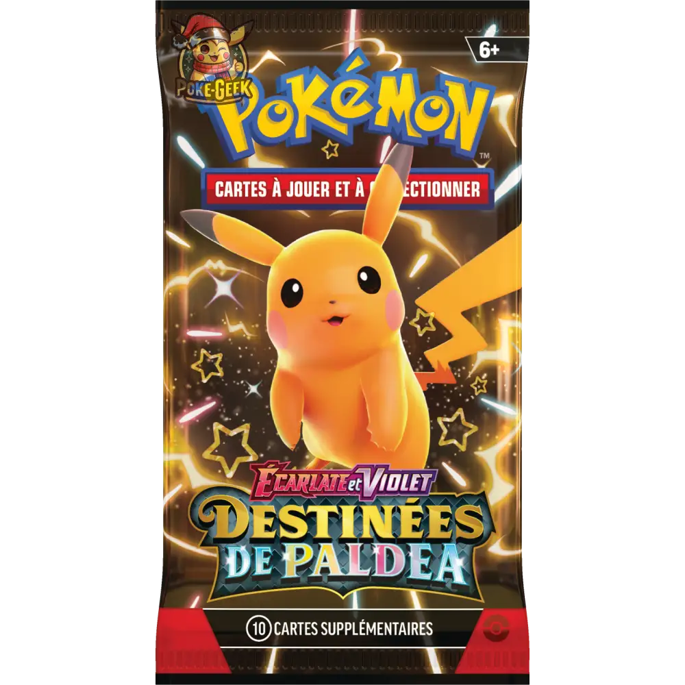 POKÉMON - ÉCARLATE ET VIOLET - DESTINÉES DE PALDEA - Bundle 6 Boosters