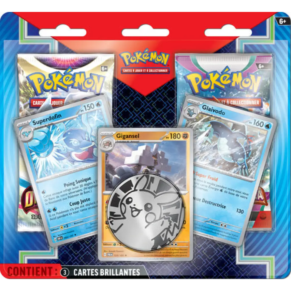 Pokémon JCC - Blister Amélioré de 2 Boosters (Avril 2024) - FR