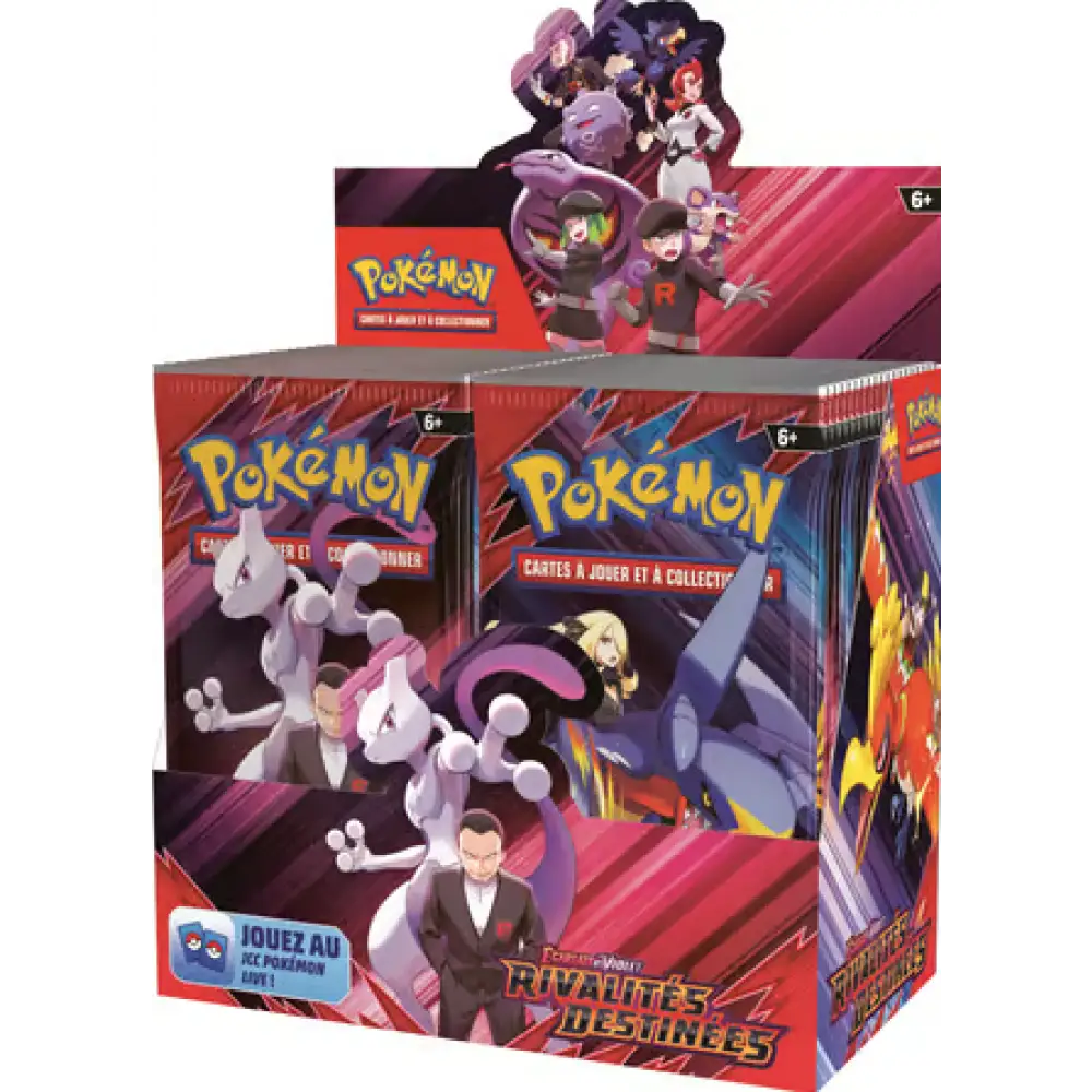 Pokémon JCC - Écarlate et Violet EV10 Rivalités Destinées - Display de 36 Boosters - FR 🚩 1 PAR PERSONNE/ADRESSE 🚩