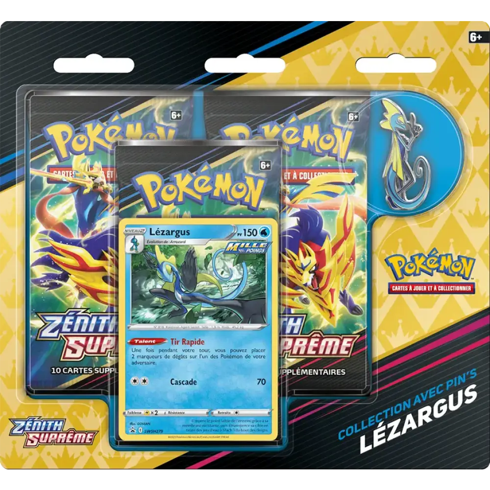 TRIPACK PIN'S LEZARGUS ZENITH SUPREME EB12.5 - FR
