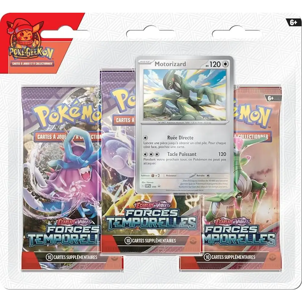 Tripack Pokémon EV05 - Forces Temporelles - FR