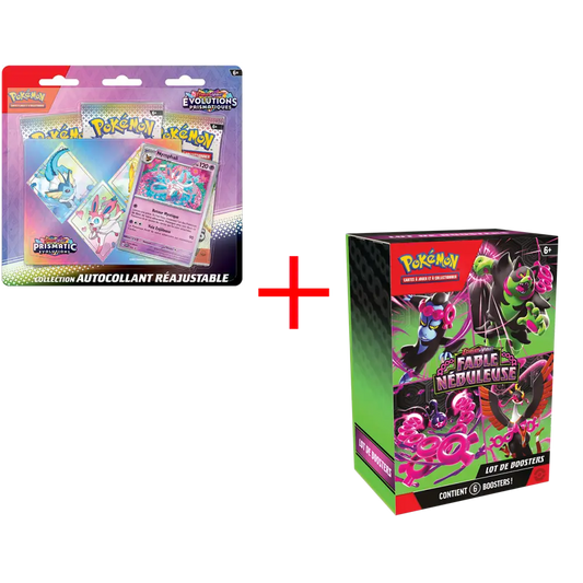 1 Tripack EV 8.5 Évolutions Prismatiques + 1 Bundle (6 Boosters) EV6.5 - FR