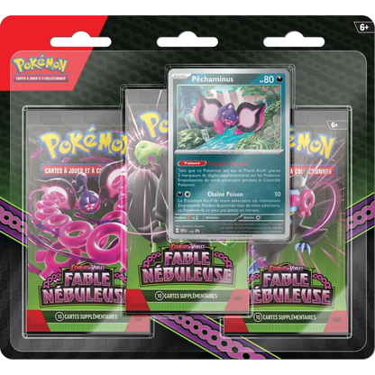 Blister Pokémon EV 6.5 – 3 Boosters Écarlate & Violet – FR
