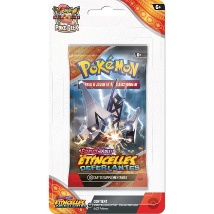 Booster blister Pokémon Étincelles Déferlantes EV 8 (Modèle aléatoire) FR