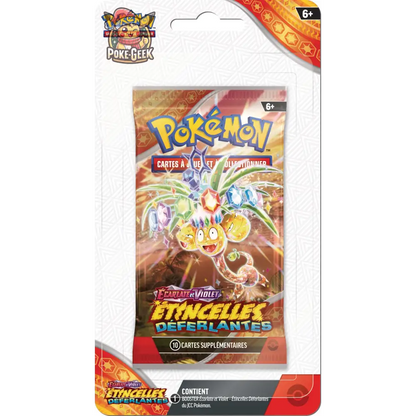 Booster blister Pokémon Étincelles Déferlantes EV 8 (Modèle aléatoire) FR