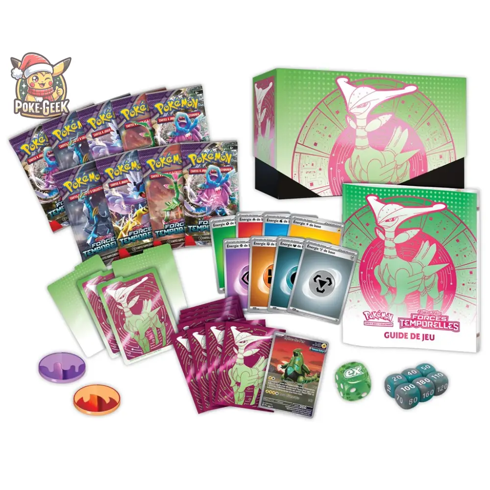 Coffret Dresseur d'élite Écarlate et Violet - Forces Temporelles Vert-de-Fer - FR