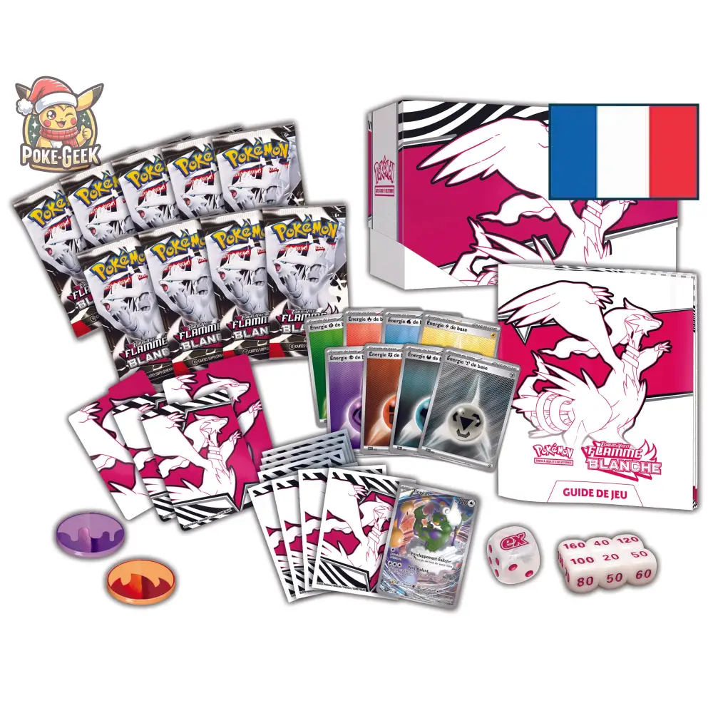 Coffret Dresseur d'Élite Écarlate & Violet : Foudre Noire / Flamme Blanche – FR