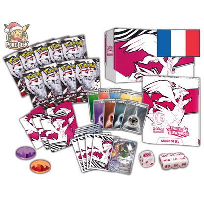 Coffret Dresseur d'Élite Écarlate & Violet : Foudre Noire / Flamme Blanche – FR