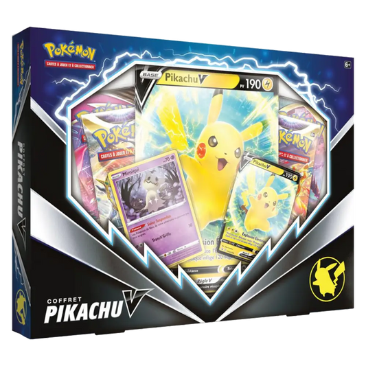 Coffret Pikachu V - 4 boosters - FR