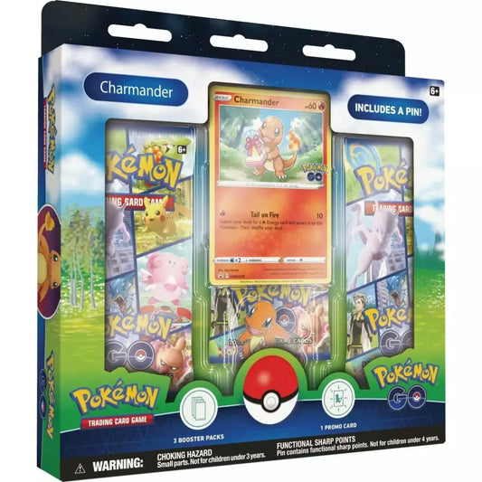 Coffret Pin's Pokémon GO - Salamèche - FR