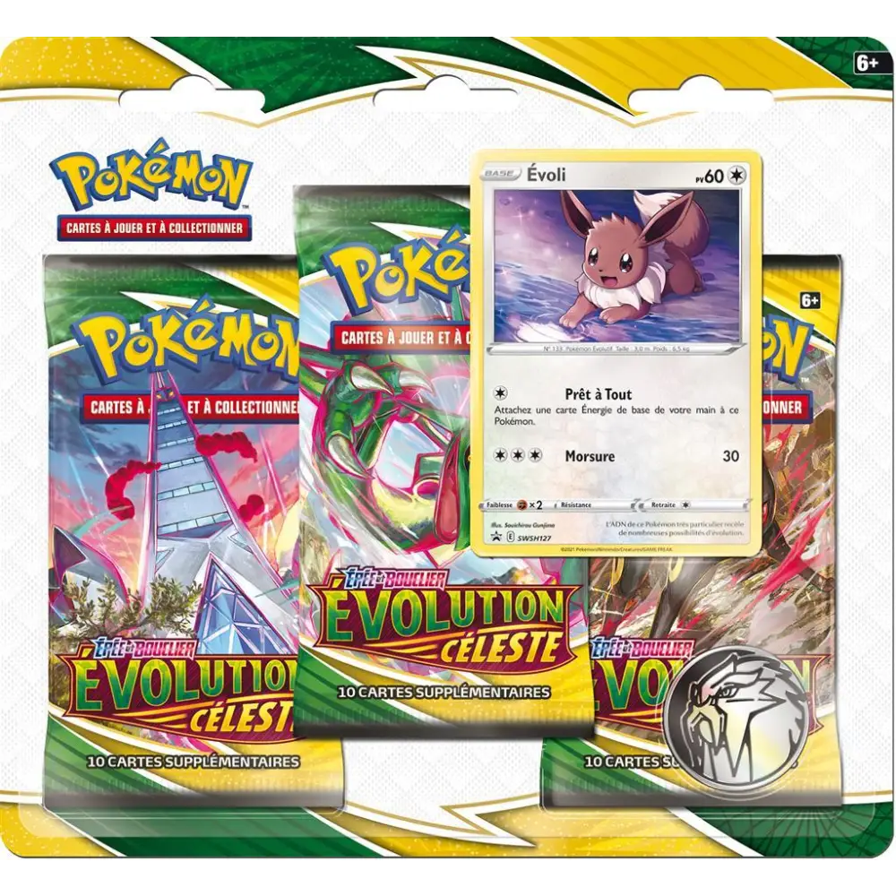 Coffret - Tripack - Evolution Celeste EB07 - Evoli - FR