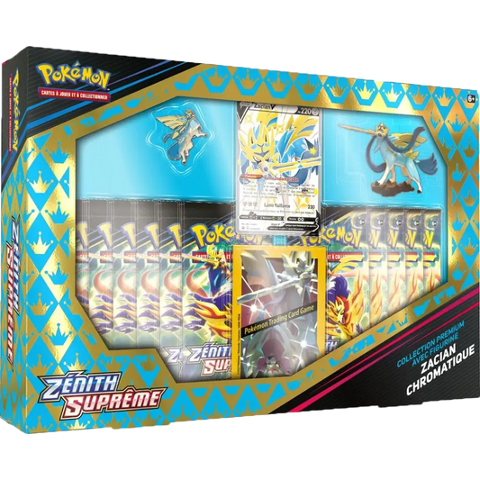 Coffret Zacian Chromatique Zénith Suprême Pokémon FR