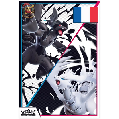 Collection Poster Écarlate et Violet EV10.5 – Foudre Noire et Flamme Blanche – FR