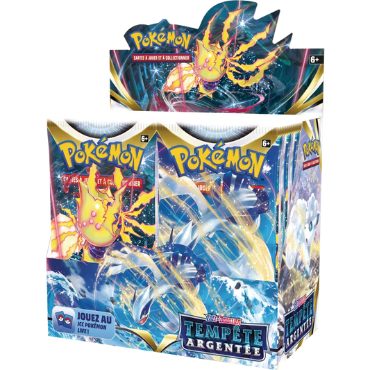 Display de 36 Boosters Pokémon Tempête Argentée - EB 12 - FR