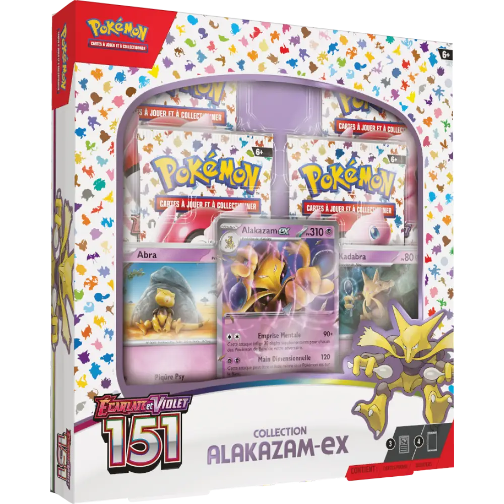 Pokémon - Coffret Écarlate et Violet 151 Alakazam-ex