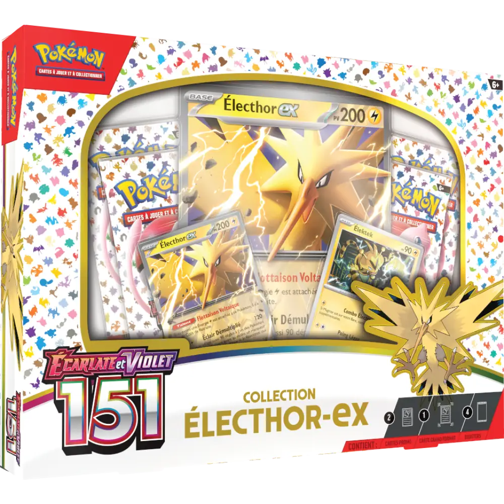 Pokémon - Coffret Électhor-EX Écarlate et Violet 151 EV03.5 FR