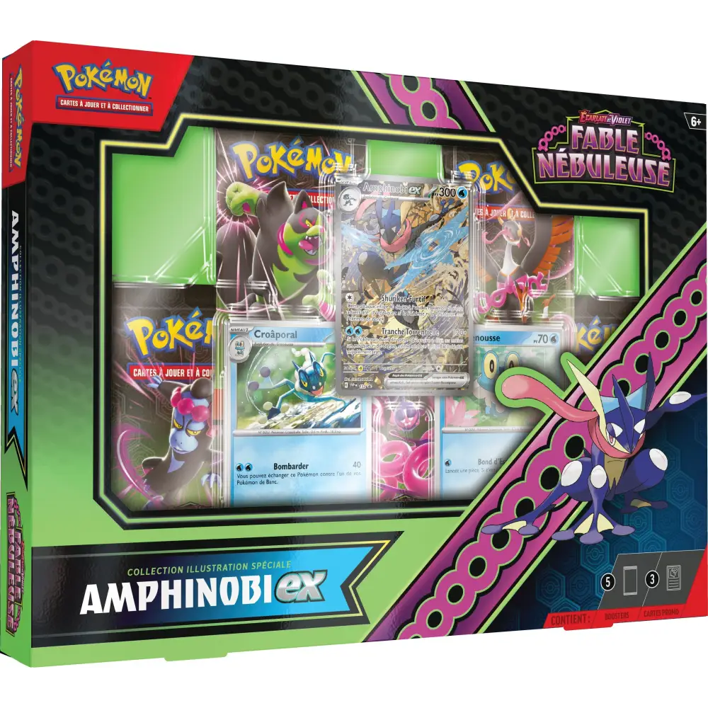 Pokémon  - Écarlate et Violet - Coffret Amphinobi EX Special Collection EV6.5 - FR