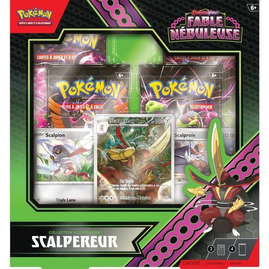 Pokémon - Écarlate et Violet - Coffret IR (4 Boosters) EV6.5 - FR