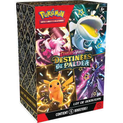 POKÉMON - ÉCARLATE ET VIOLET - DESTINÉES DE PALDEA - Bundle 6 Boosters