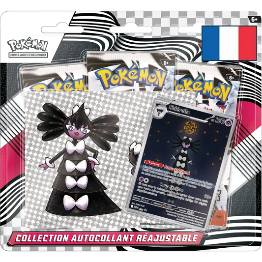 Pokémon JCC – Collection Autocollant Réajustable : Flamme Blanche ou Foudre Noire FR 🚩 1 PAR PERSONNE/ADRESSE  🚩