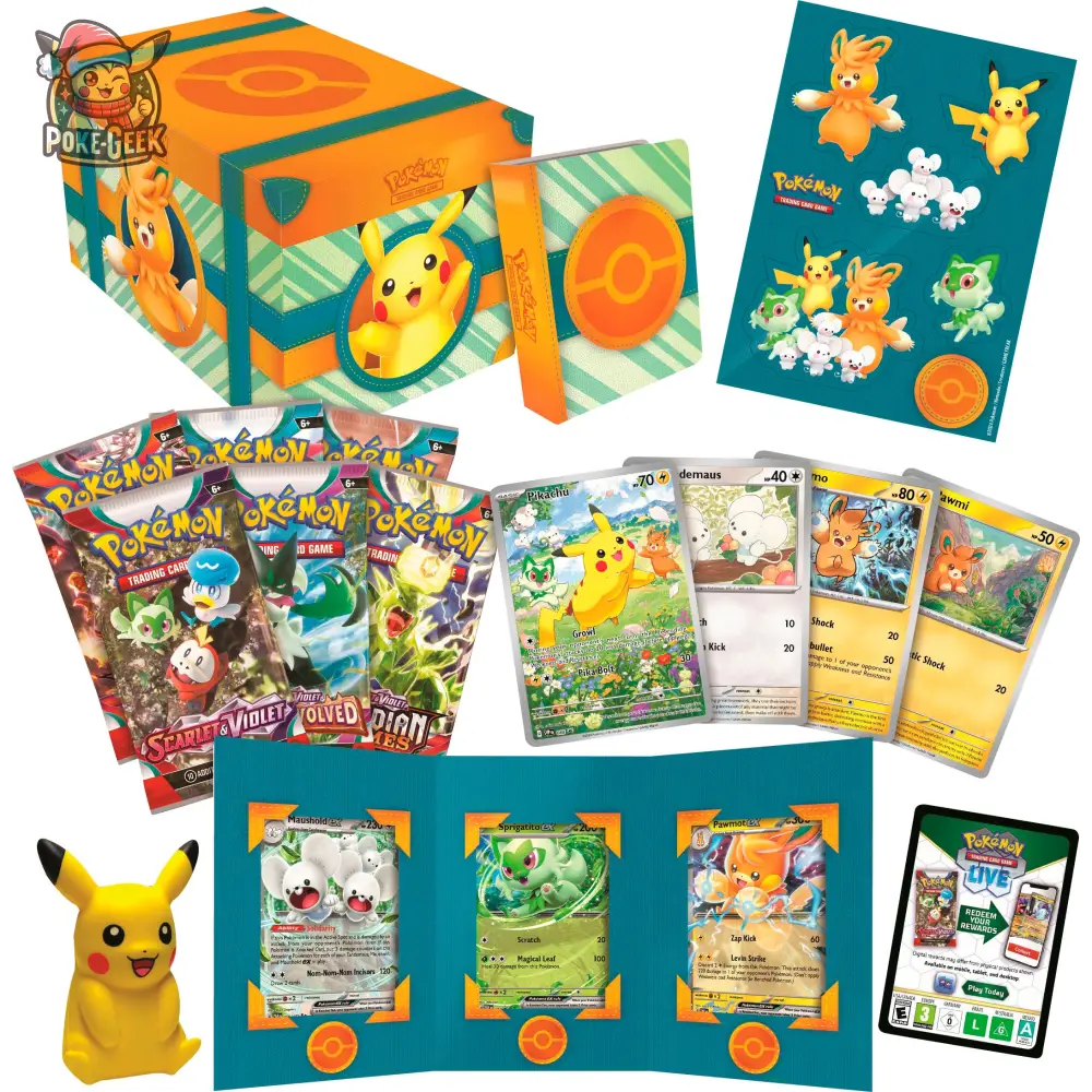POKÉMON JCC - ÉCARLATE ET VIOLET - COFFRE AVENTURE À PALDEA FR