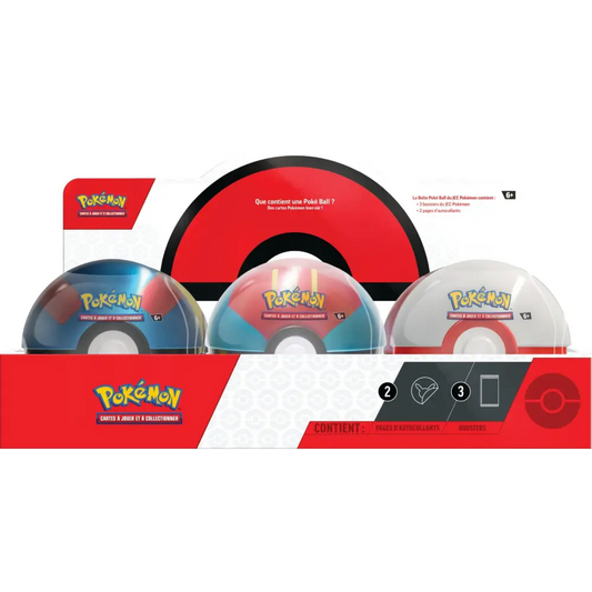 Pokémon - POKE BALL TIN 2023 X1 Modèle aléatoire - FR