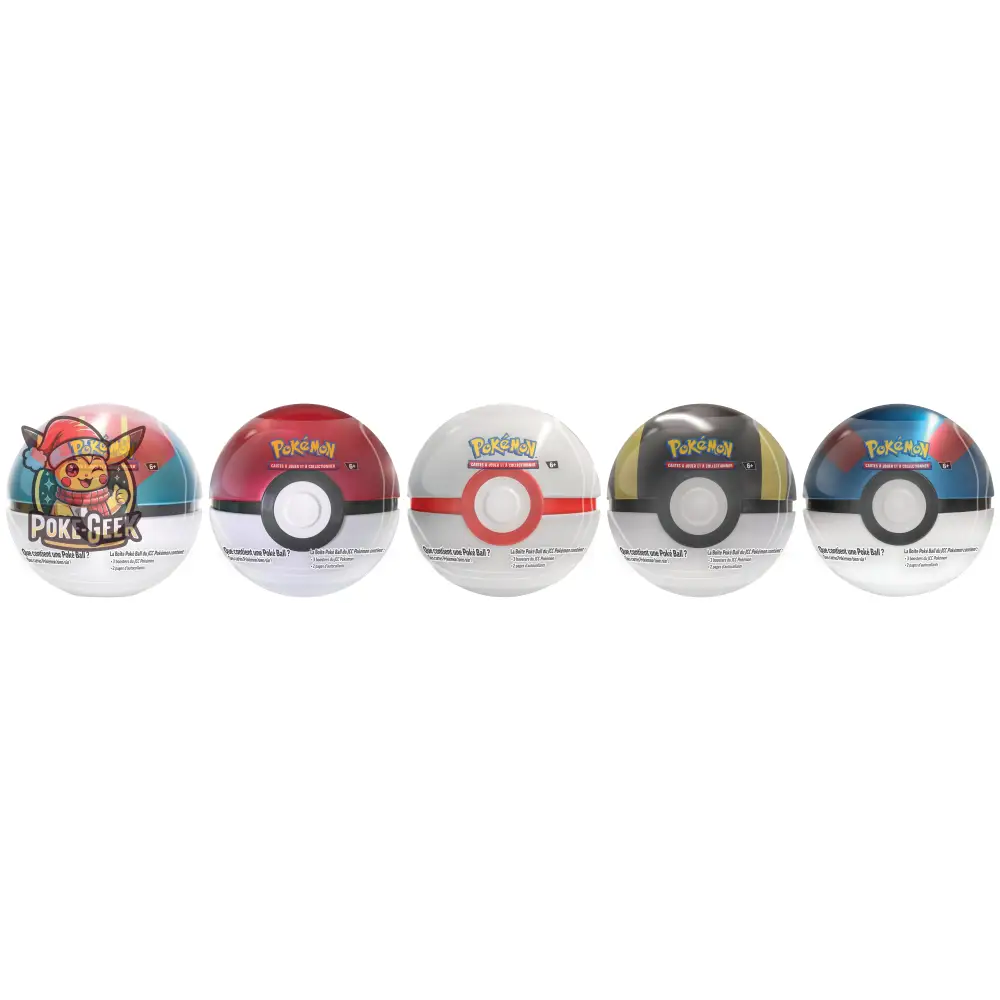 Pokémon - POKE BALL TIN 2023 X1 Modèle aléatoire - FR