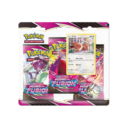 Tripack 3 Boosters - EB08 - Epée et Bouclier 8 - Poing de Fusion - EVOLI - FR
