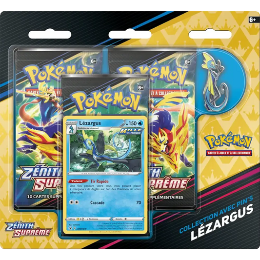 TRIPACK PIN'S LEZARGUS ZENITH SUPREME EB12.5 - FR