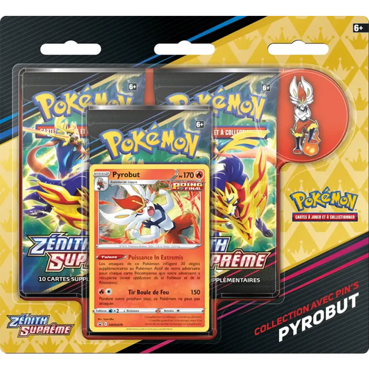 TRIPACK PIN'S PYROBUT ZENITH SUPREME EB12.5 - FR